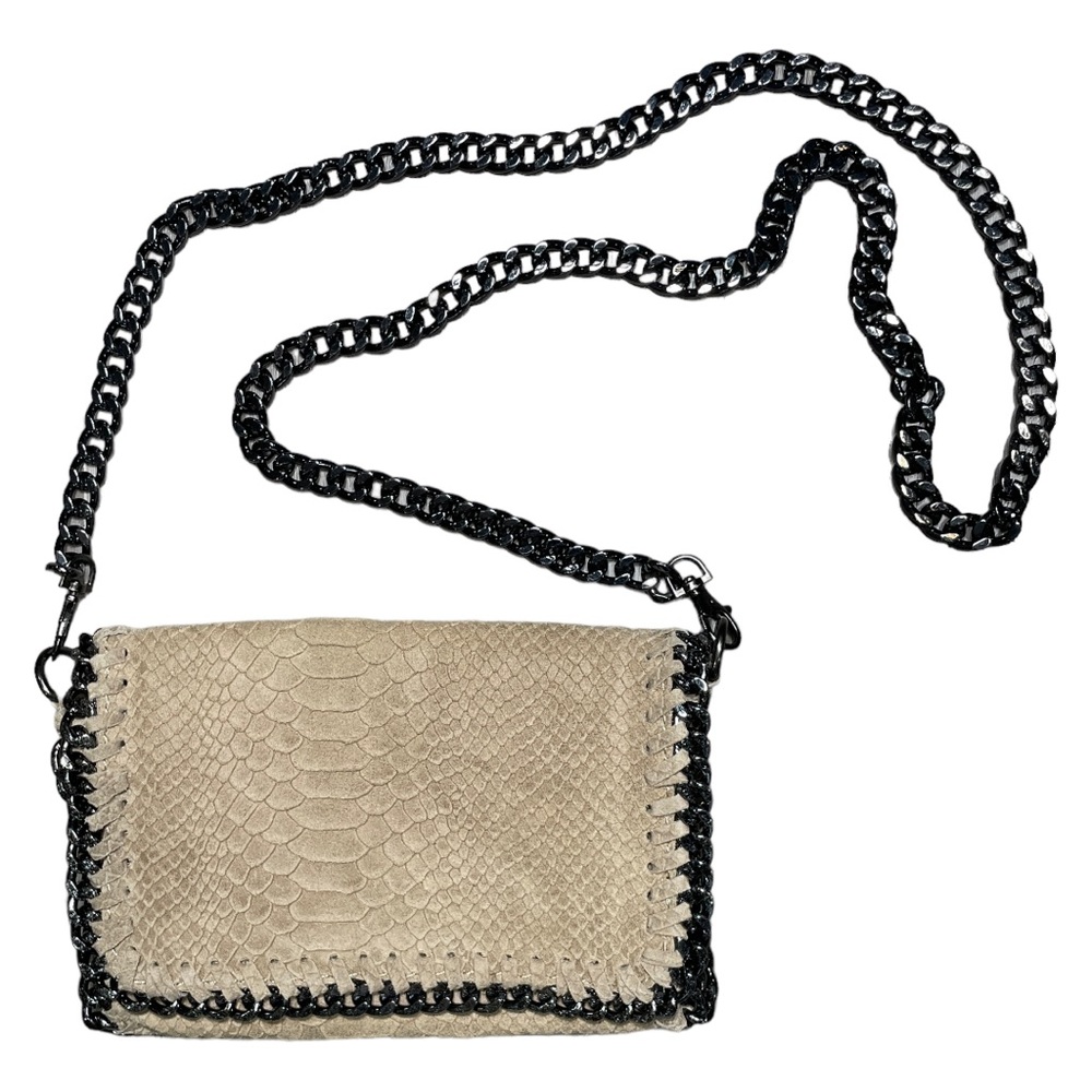Genuine Leather Beige handbag